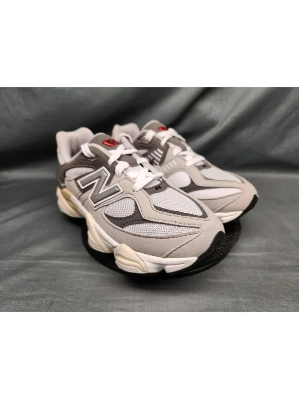 New Balance 9060 Sneakers PC9060GY Suede Grey Kids Size 3 BRAND NEW NO BOX!